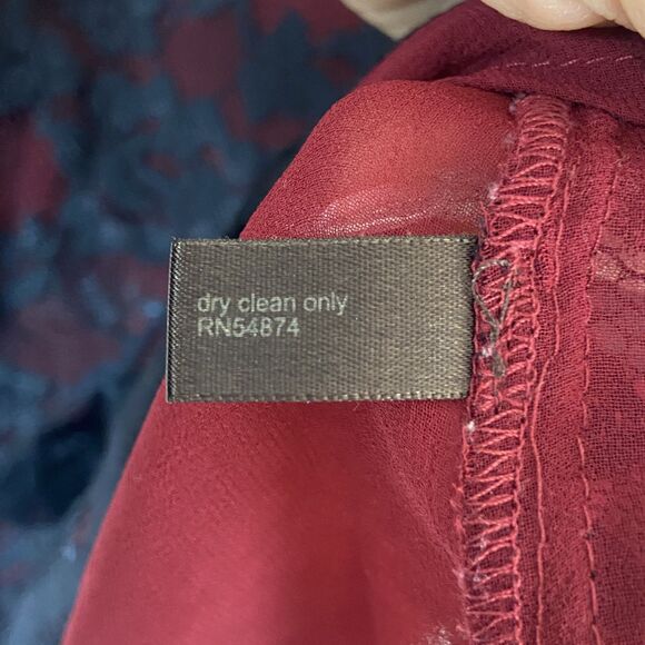 The Limited Top Women's XS Red Black Lace Y2K Whimsigoth Romantic Vampire Witchy - Picture 6 of 7